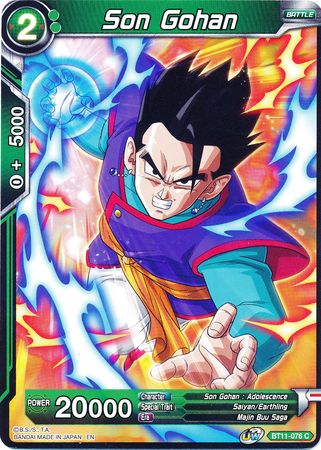 Son Gohan (Green) (BT11-076) [Vermilion Bloodline] | Fandemonia Ltd