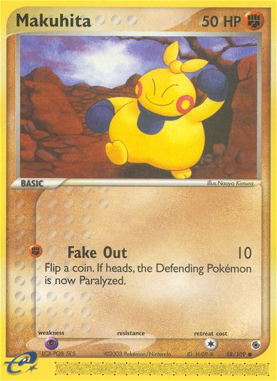 Makuhita (58/109) [EX: Ruby & Sapphire] | Fandemonia Ltd