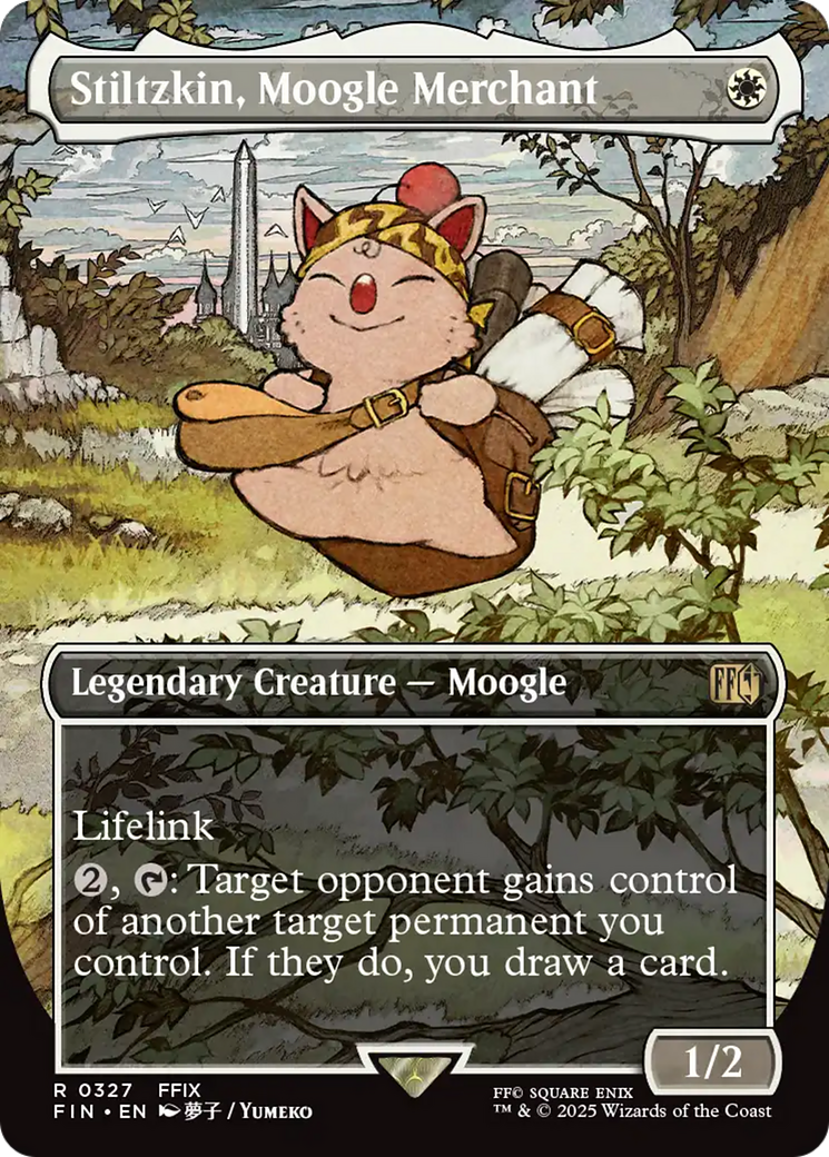 Stiltzkin, Moogle Merchant (Borderless) [FINAL FANTASY] | Fandemonia Ltd