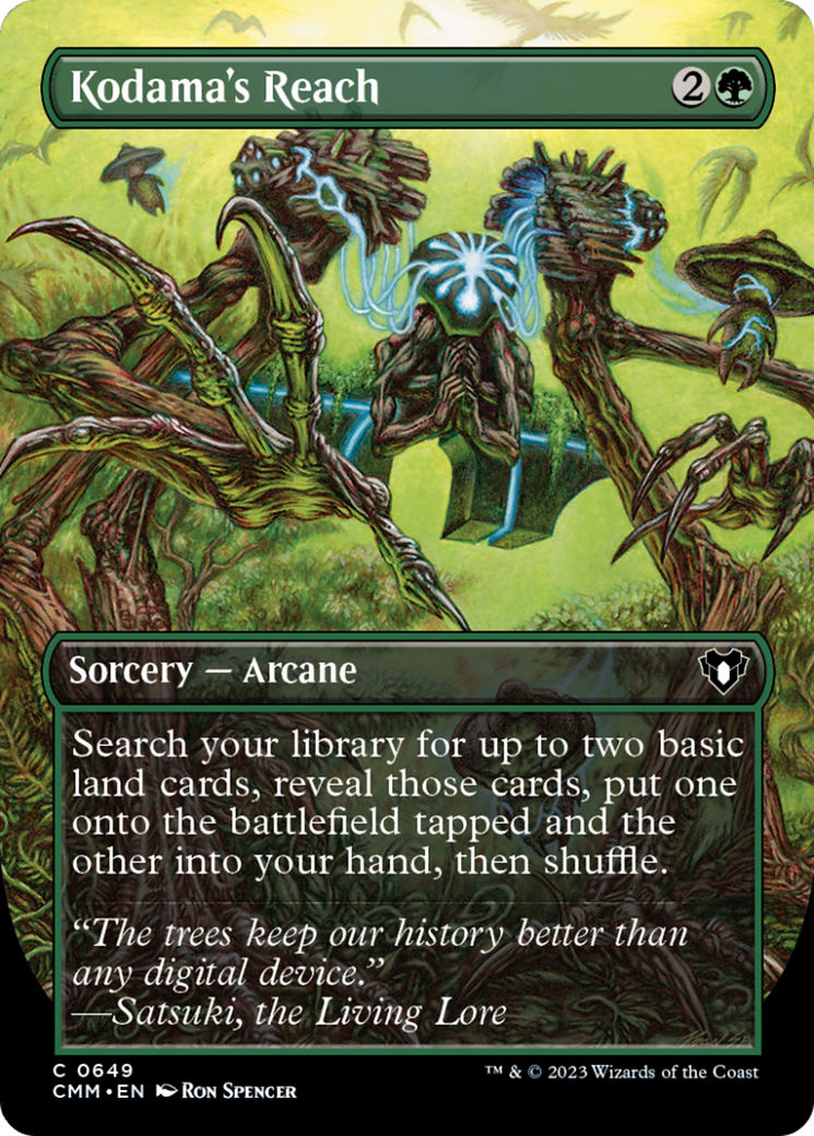 Kodama's Reach (Borderless Alternate Art) [Commander Masters] | Fandemonia Ltd