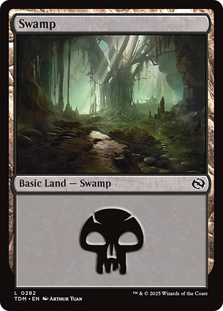 Swamp (0282) [Tarkir: Dragonstorm] | Fandemonia Ltd