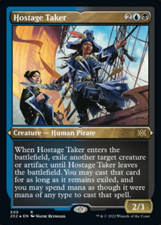 Hostage Taker (Foil Etched) [Double Masters 2022] | Fandemonia Ltd