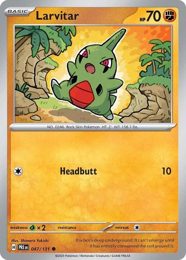 Larvitar (047/131) [Scarlet & Violet: Prismatic Evolutions] | Fandemonia Ltd