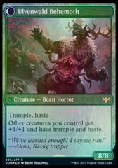 Ulvenwald Oddity // Ulvenwald Behemoth [Innistrad: Crimson Vow Prerelease Promos] | Fandemonia Ltd