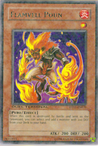 Flamvell Poun [DT01-EN070] Rare | Fandemonia Ltd