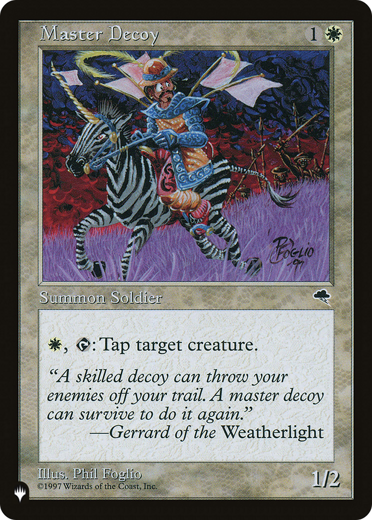 Master Decoy [The List] | Fandemonia Ltd