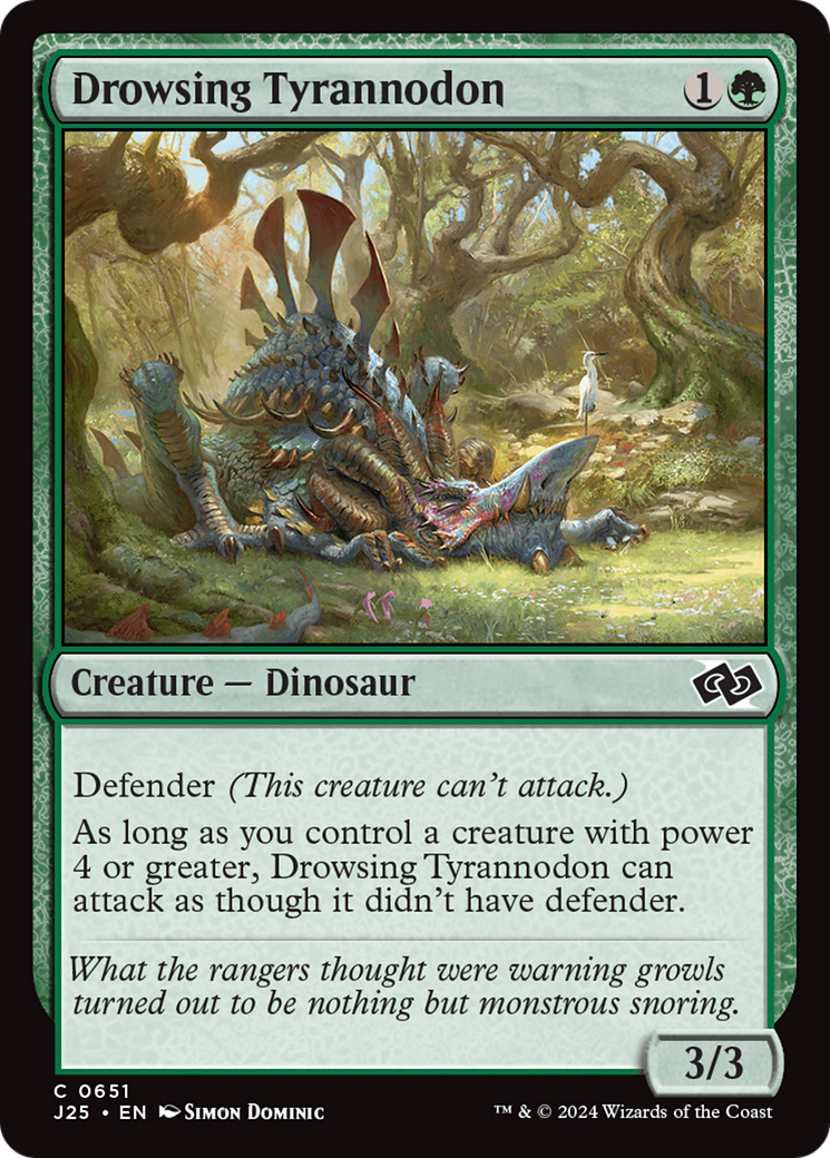 Drowsing Tyrannodon [Foundations Jumpstart] | Fandemonia Ltd