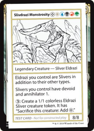 Slivdrazi Monstrosity (2021 Edition) [Mystery Booster Playtest Cards] | Fandemonia Ltd