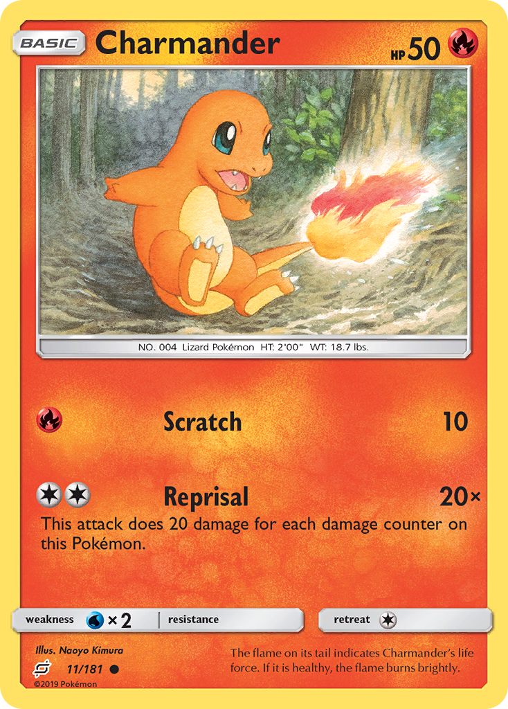 Charmander (11/181) [Sun & Moon: Team Up] | Fandemonia Ltd