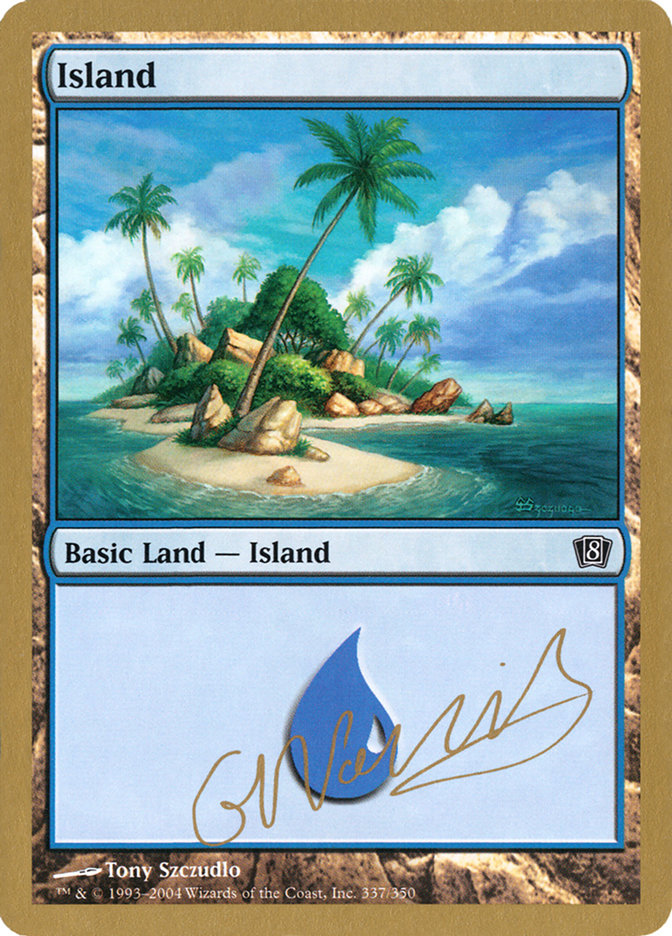 Island (gn337) (Gabriel Nassif) [World Championship Decks 2004] | Fandemonia Ltd