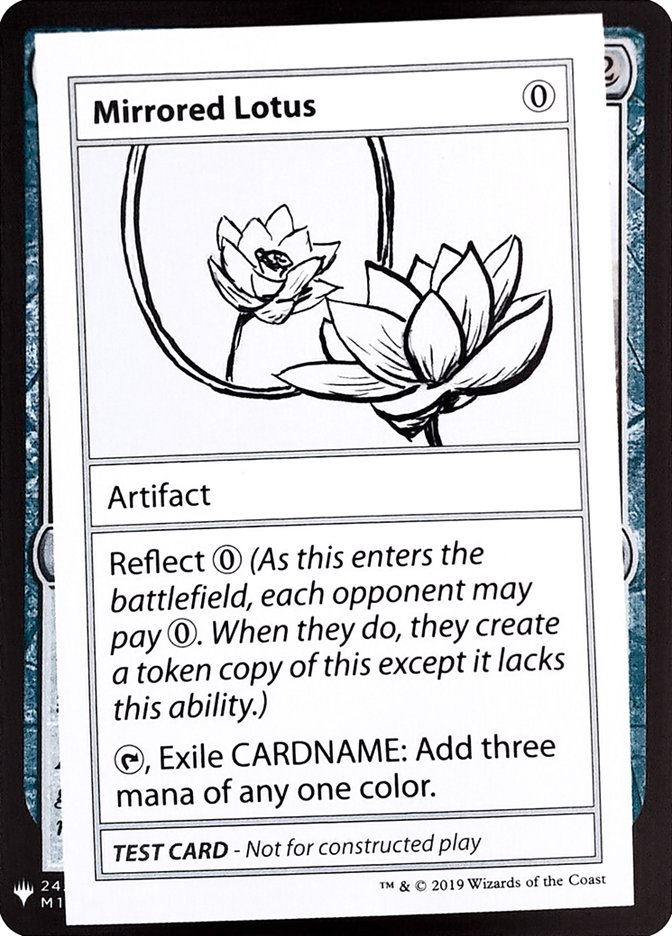 Mirrored Lotus [Mystery Booster Playtest Cards] | Fandemonia Ltd