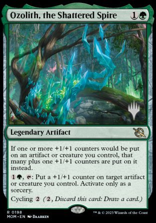 Ozolith, the Shattered Spire (Promo Pack) [March of the Machine Promos] | Fandemonia Ltd