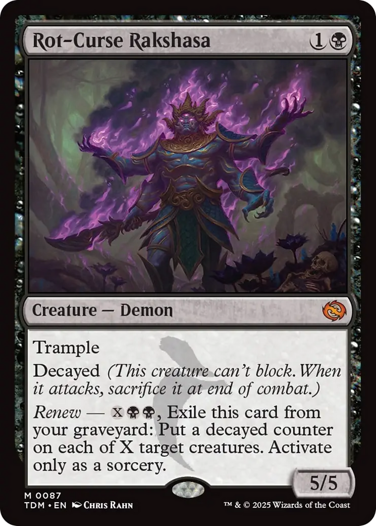 Rot-Curse Rakshasa [Tarkir: Dragonstorm] | Fandemonia Ltd