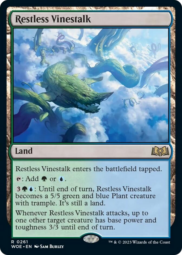 Restless Vinestalk [Wilds of Eldraine] | Fandemonia Ltd