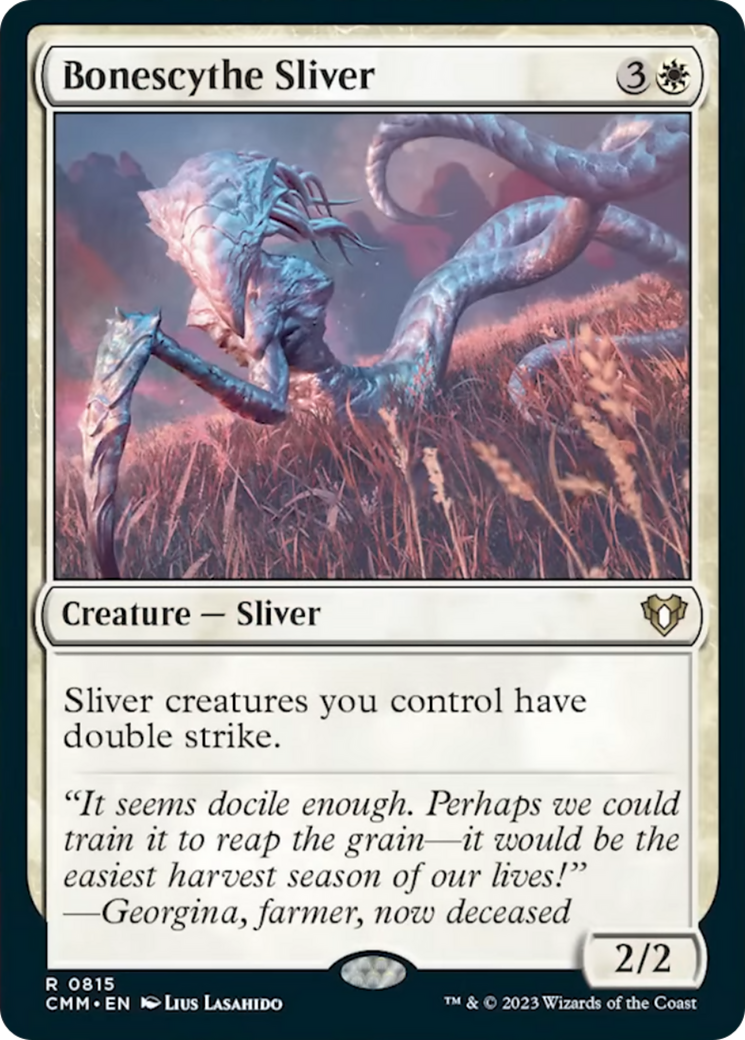 Bonescythe Sliver [Commander Masters] | Fandemonia Ltd