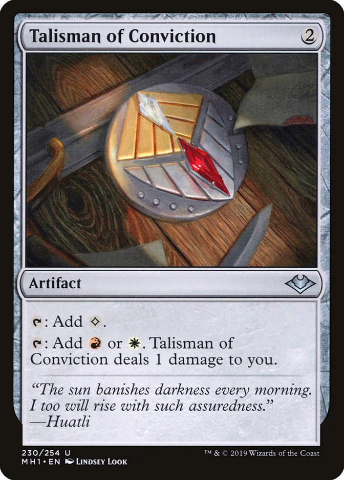 Talisman of Conviction [Modern Horizons] | Fandemonia Ltd