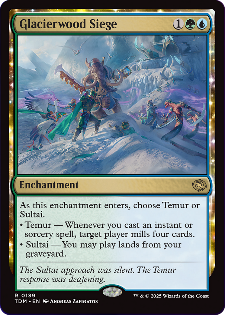 Glacierwood Siege [Tarkir: Dragonstorm] | Fandemonia Ltd