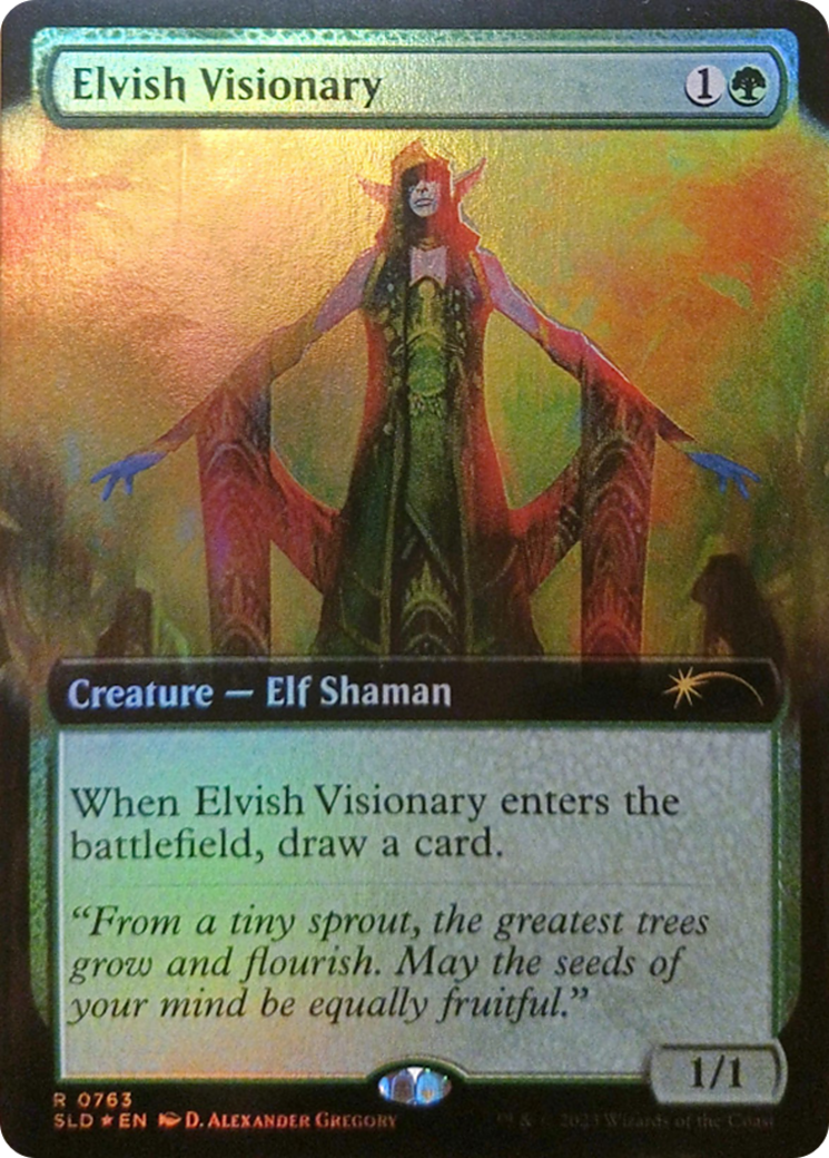 Elvish Visionary (Extended Art) [Secret Lair Drop Series] | Fandemonia Ltd