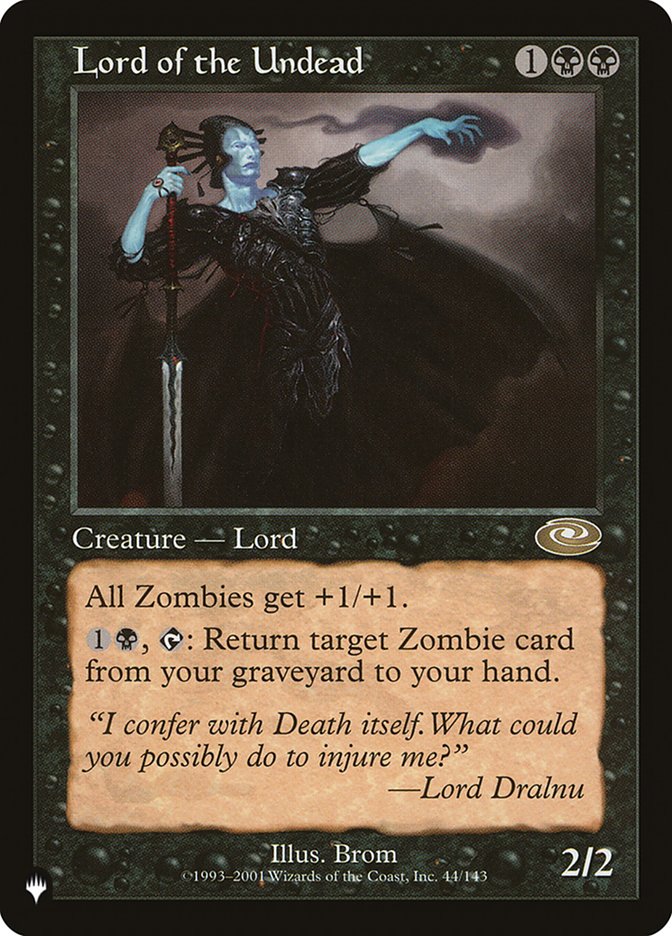 Lord of the Undead [The List] | Fandemonia Ltd