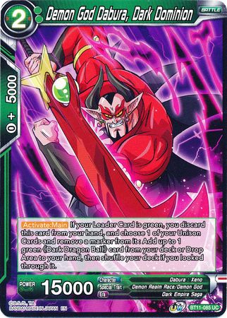 Demon God Dabura, Dark Dominion (BT11-085) [Vermilion Bloodline] | Fandemonia Ltd