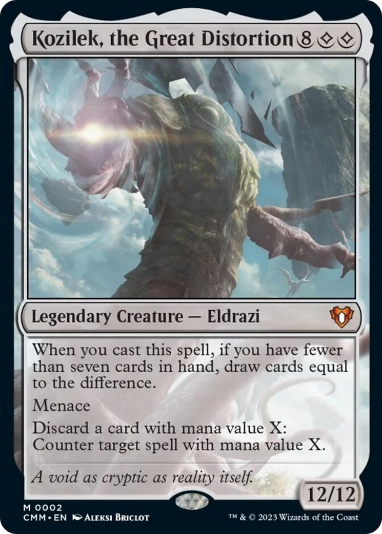 Kozilek, the Great Distortion [Commander Masters] | Fandemonia Ltd