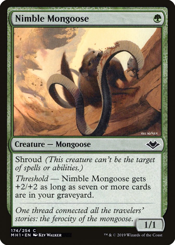 Nimble Mongoose [Modern Horizons] | Fandemonia Ltd