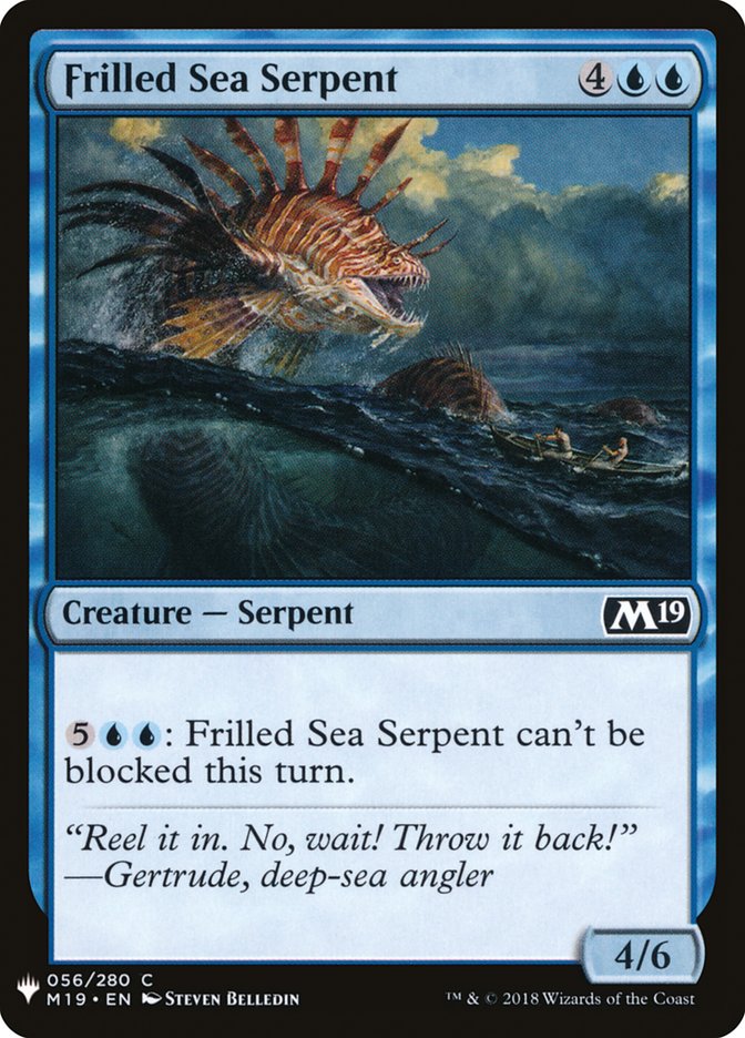 Frilled Sea Serpent [Mystery Booster] | Fandemonia Ltd