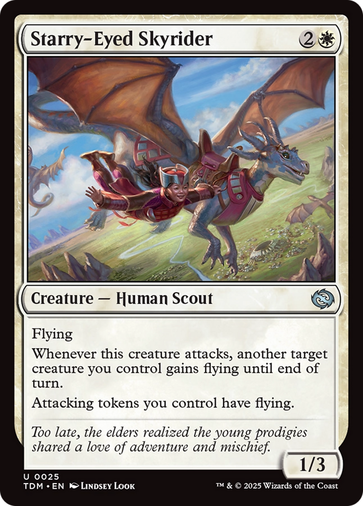 Starry-Eyed Skyrider [Tarkir: Dragonstorm] | Fandemonia Ltd