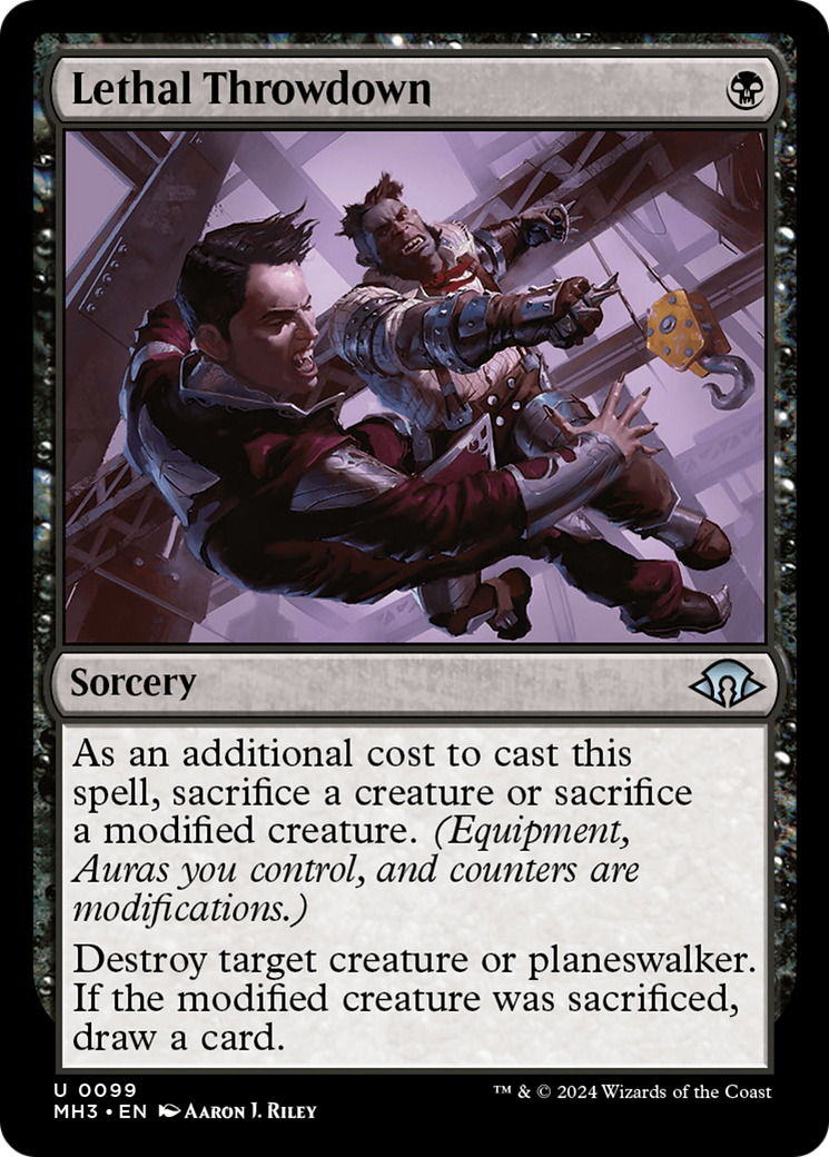 Lethal Throwdown [Modern Horizons 3] | Fandemonia Ltd