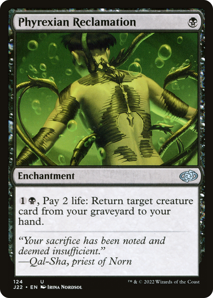 Phyrexian Reclamation [Jumpstart 2022] | Fandemonia Ltd