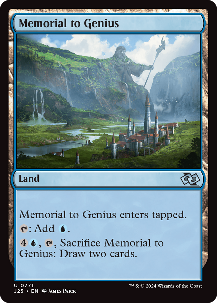 Memorial to Genius [Foundations Jumpstart] | Fandemonia Ltd