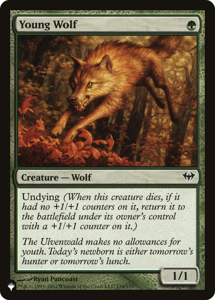 Young Wolf [The List] | Fandemonia Ltd