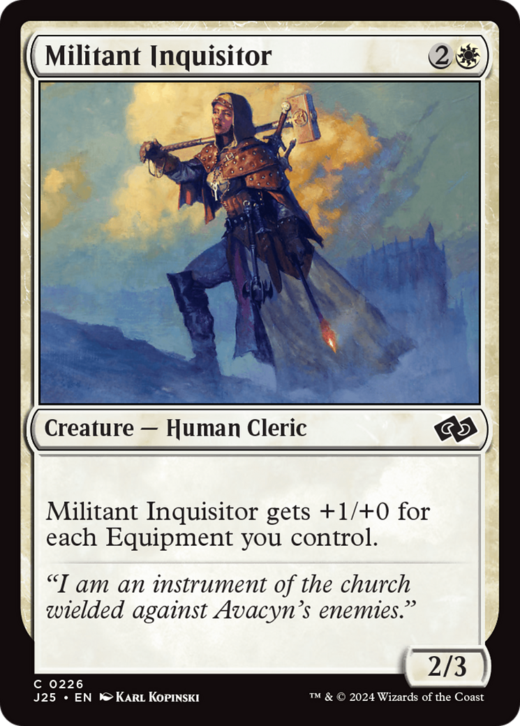 Militant Inquisitor [Foundations Jumpstart] | Fandemonia Ltd