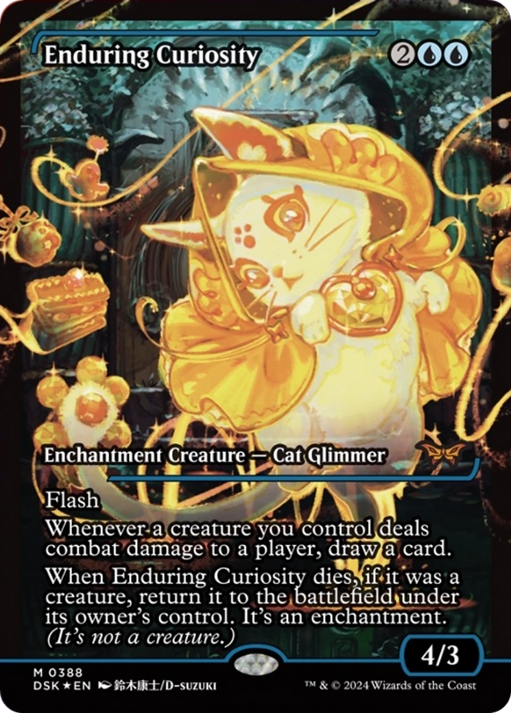 Enduring Curiosity (Japan Showcase) [Duskmourn: House of Horror] | Fandemonia Ltd