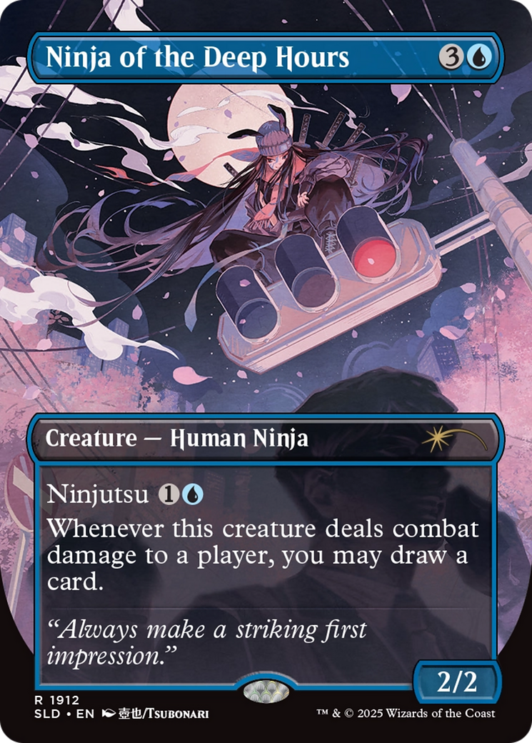 Ninja of the Deep Hours (Rainbow Foil) [Secret Lair Drop Series] | Fandemonia Ltd