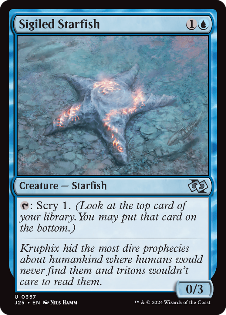Sigiled Starfish [Foundations Jumpstart] | Fandemonia Ltd