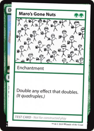 Maro's Gone Nuts (2021 Edition) [Mystery Booster Playtest Cards] | Fandemonia Ltd