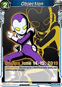 Objection (Origins 2019) (BT1-052_PR) [Tournament Promotion Cards] | Fandemonia Ltd
