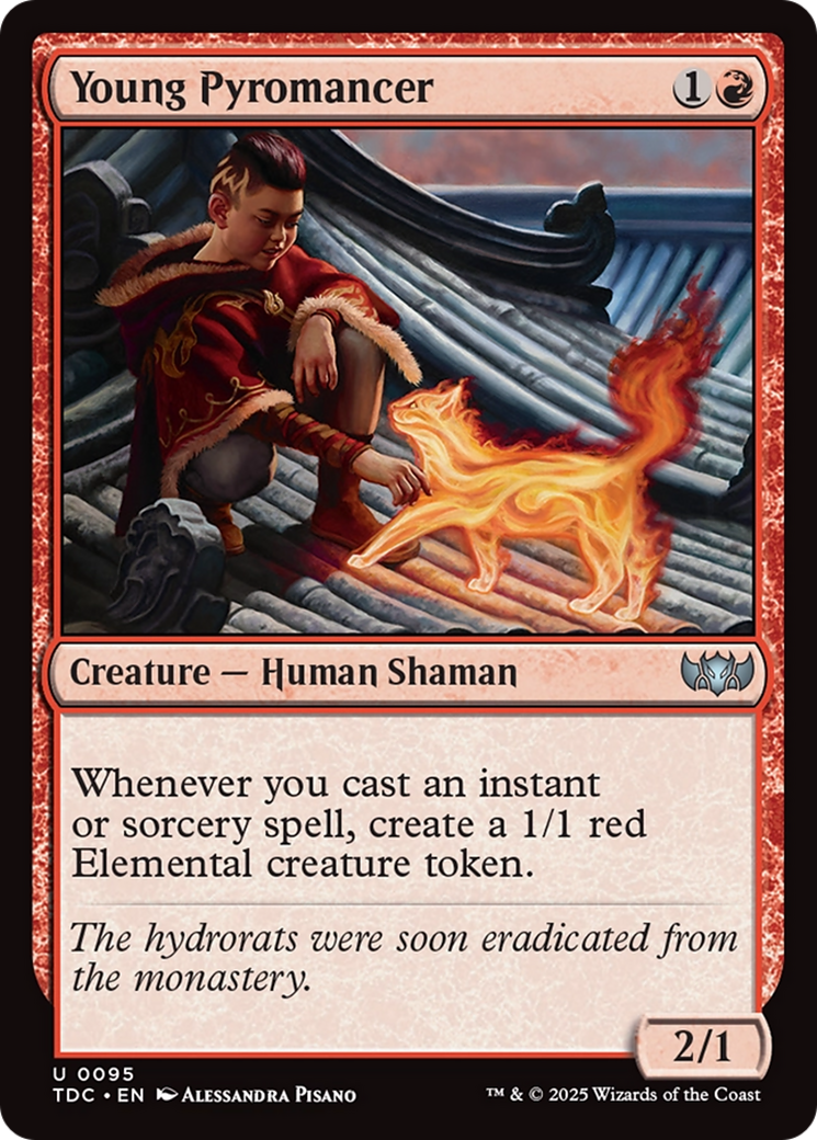 Young Pyromancer [Tarkir: Dragonstorm Commander] | Fandemonia Ltd