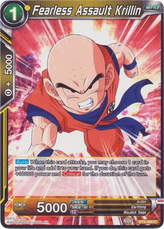 Fearless Assault Krillin (Reprint) (BT6-089) [Battle Evolution Booster] | Fandemonia Ltd
