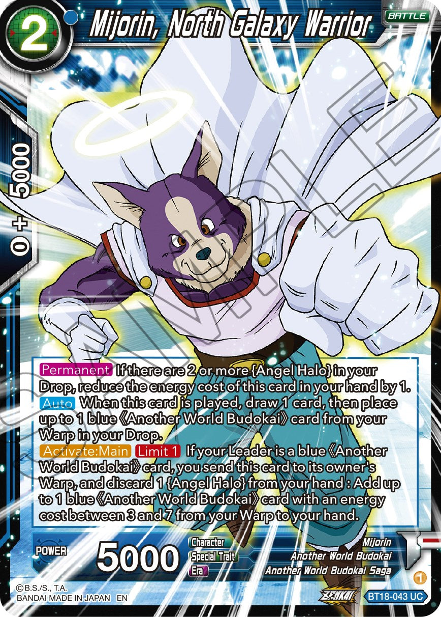 Mijorin, North Galaxy Warrior (BT18-043) [Dawn of the Z-Legends] | Fandemonia Ltd