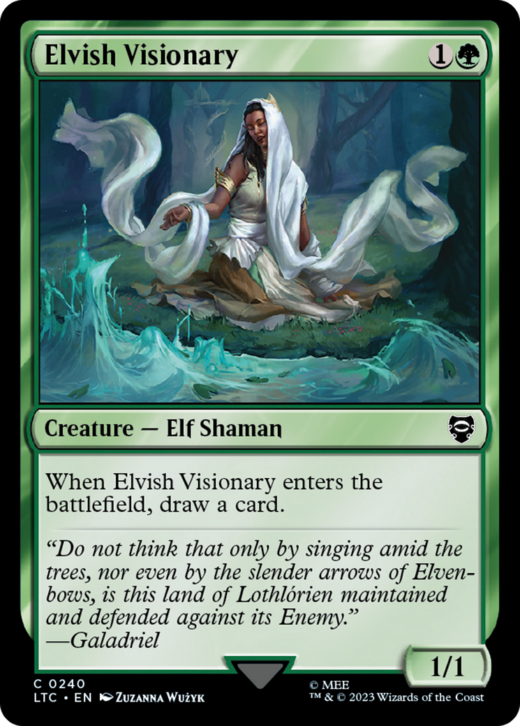 Elvish Visionary [The Lord of the Rings: Tales of Middle-Earth Commander] | Fandemonia Ltd