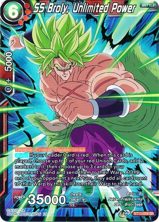 SS Broly, Unlimited Power (BT11-014) [Vermilion Bloodline] | Fandemonia Ltd