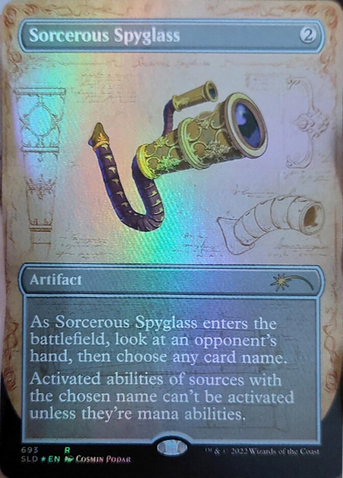 Sorcerous Spyglass (Blueprint) [Secret Lair Drop Promos] | Fandemonia Ltd