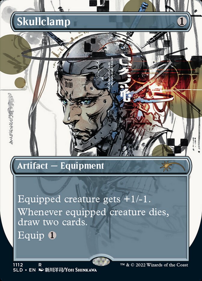 Skullclamp (Borderless) [Secret Lair Drop Series] | Fandemonia Ltd