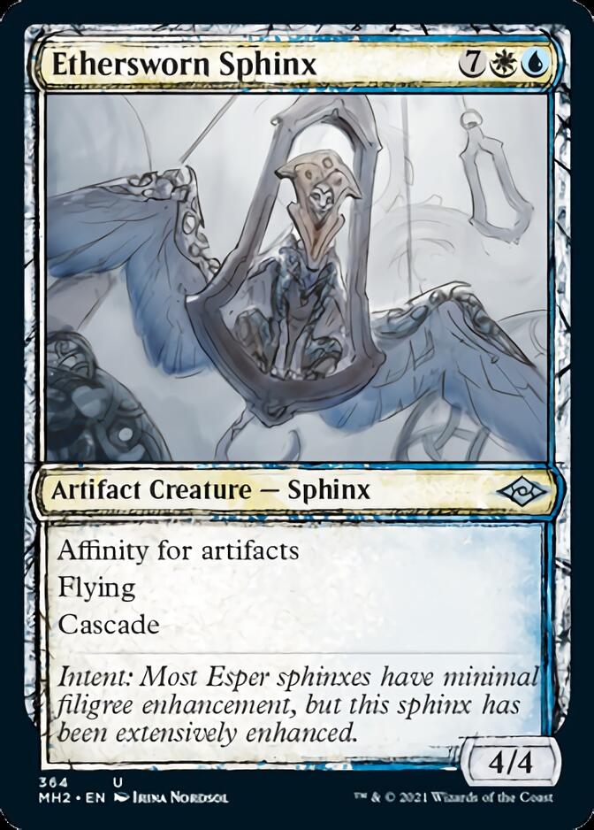 Ethersworn Sphinx (Sketch) [Modern Horizons 2] | Fandemonia Ltd