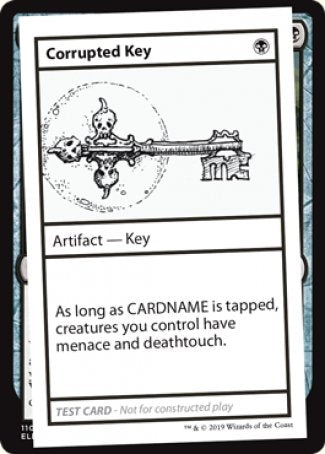 Corrupted Key (2021 Edition) [Mystery Booster Playtest Cards] | Fandemonia Ltd