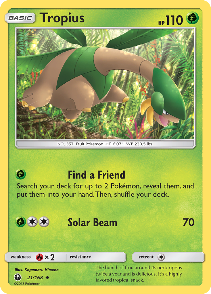 Tropius (21/168) [Sun & Moon: Celestial Storm] | Fandemonia Ltd