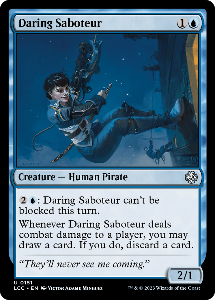 Daring Saboteur [The Lost Caverns of Ixalan Commander] | Fandemonia Ltd