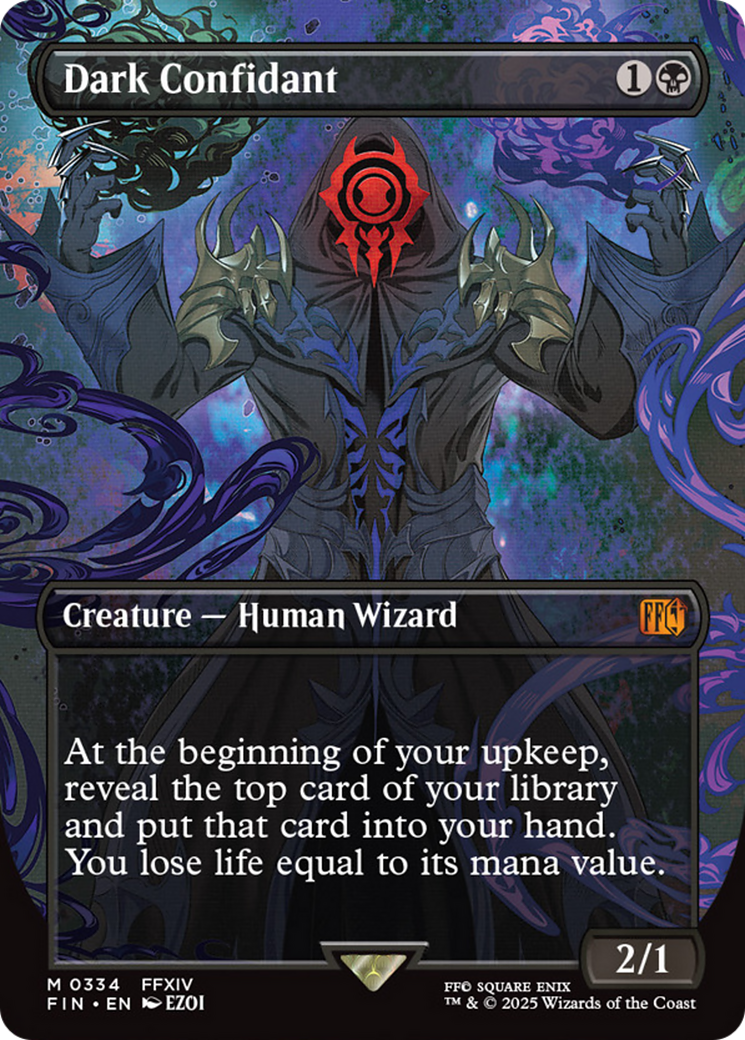 Dark Confidant (Borderless) [FINAL FANTASY] | Fandemonia Ltd